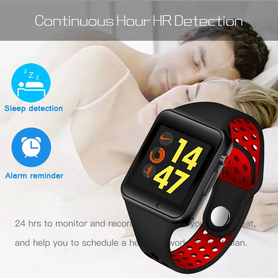 Lige Bluetooth Smart Watch with Pedometer and Camera for IPhone & Android