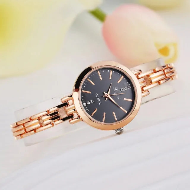 Lvpai Brand Fashion Women Dress Watch Gold Silver Stainless Steel High Quality Female Quartz watches Lady Wristwatch