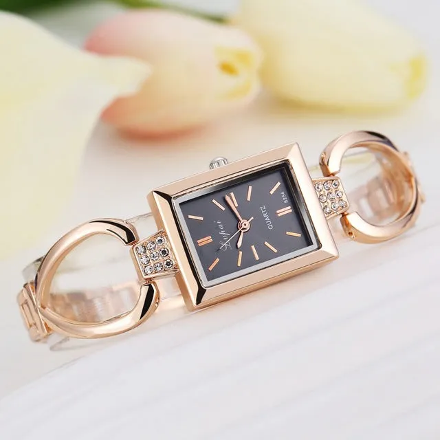 Lvpai Brand Fashion Women Dress Watch Gold Silver Stainless Steel High Quality Female Quartz watches Lady Wristwatch