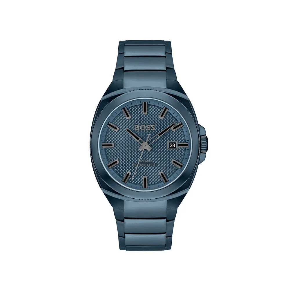 Men Walker Blue 41mm Watch