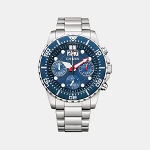 Men's Blue Stainless Steel Chronograph Watch AI7001-81L