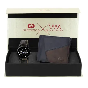 Men's Synthetic Leather Wallet & Analog Watch Combo Gift Set