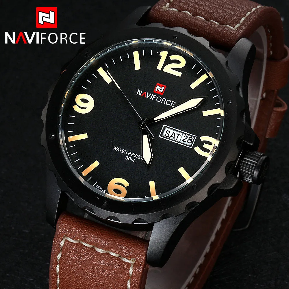 Mens Watches Top Brand Luxury Men's Quartz Watch Analog Display Date Watches for Men