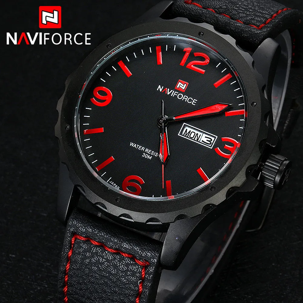 Mens Watches Top Brand Luxury Men's Quartz Watch Analog Display Date Watches for Men