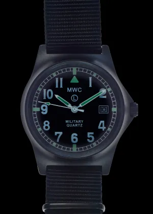 MWC G10LM European Pattern Military Watch in Covert Non Reflective Black PVD Steel