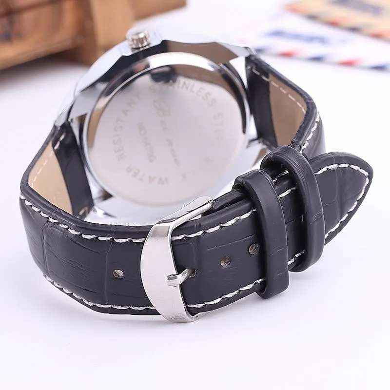 New Fashion Watches Men Luxury Brand Men Quartz Leather Strap Watches Relogio Masculino Male Casual Clock Military Watches