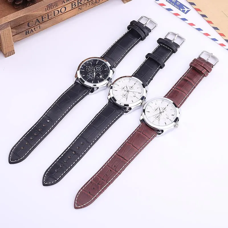 New Fashion Watches Men Luxury Brand Men Quartz Leather Strap Watches Relogio Masculino Male Casual Clock Military Watches