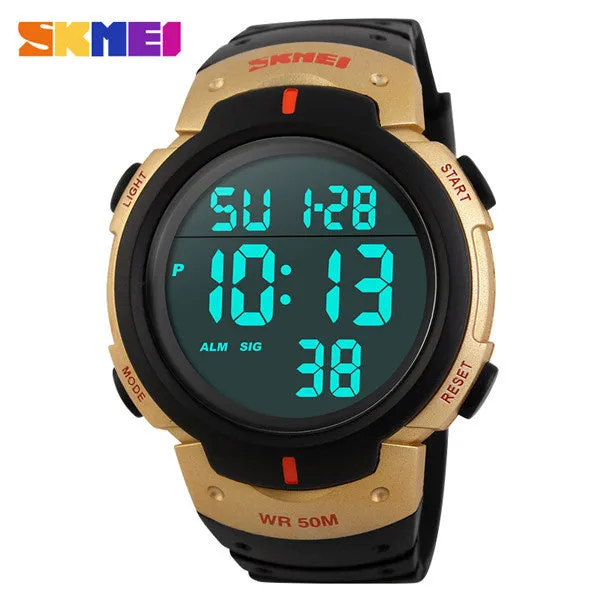 New Sports Watches Men Shock Resist Army Military Watch LED Digital Watch Relojes Men Wristwatches Relogio Masculino Skmei