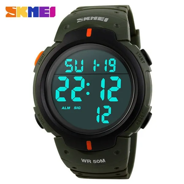 New Sports Watches Men Shock Resist Army Military Watch LED Digital Watch Relojes Men Wristwatches Relogio Masculino Skmei