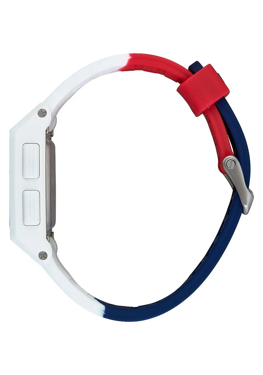 Nixon Base Tide Watch-Red/White/Blue