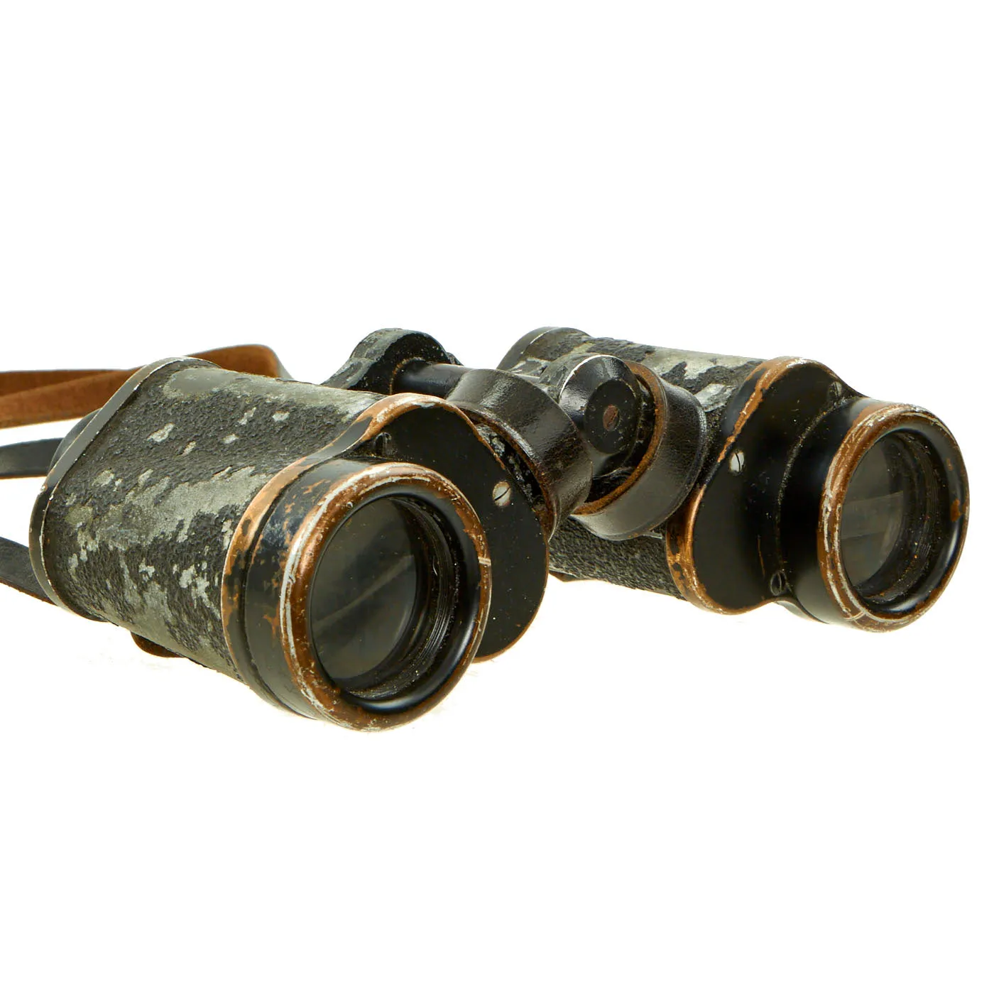 Original German WWII Afrika Korps Ernst Leitz Wetzlar 6x30 Dienstglas Binoculars with Bakelite Case