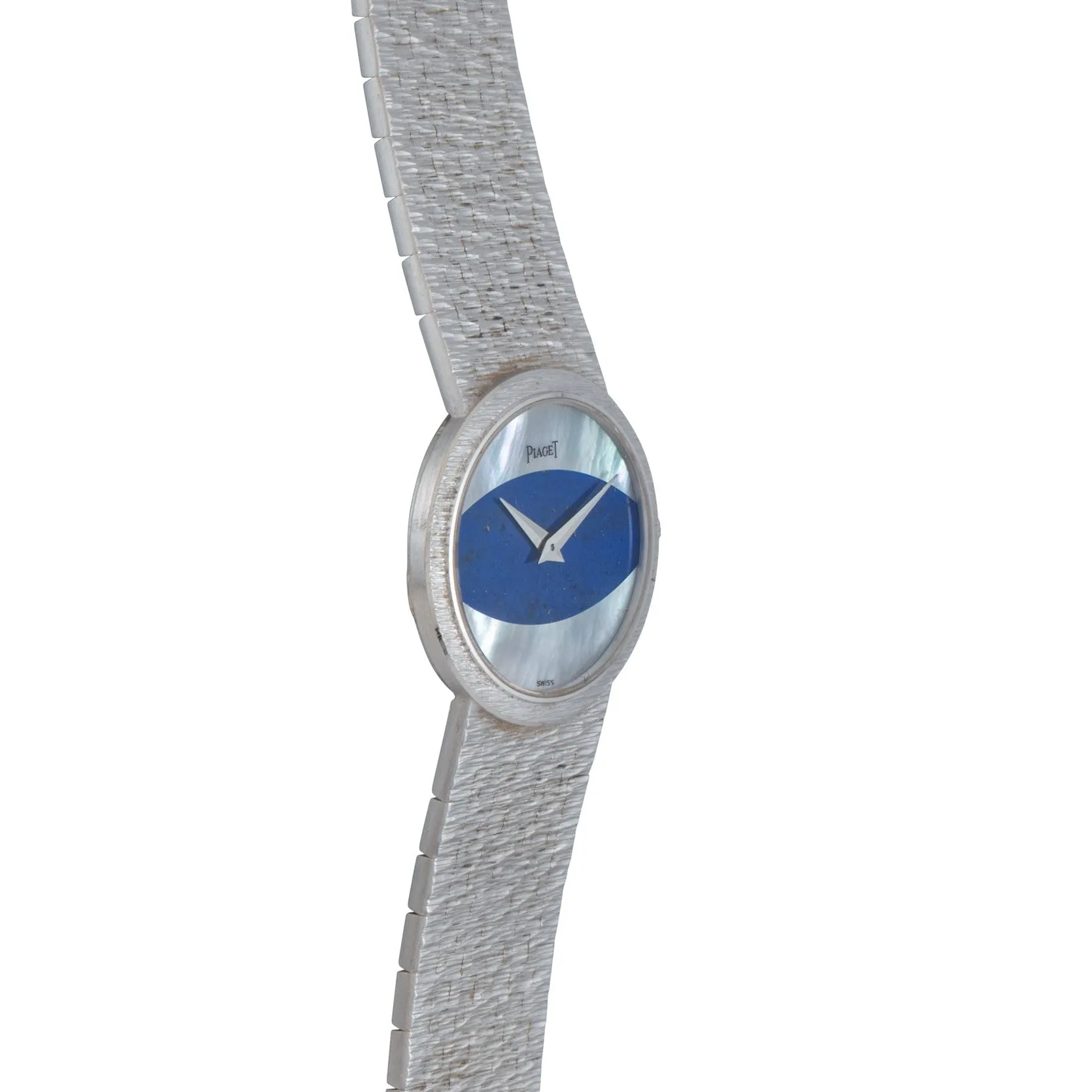 Piaget White Gold 'Mother Of Pearl & Lapis Lazuli' Dress Watch