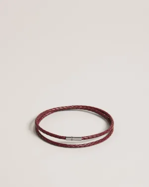 Ppound Woven Bracelet Oxblood