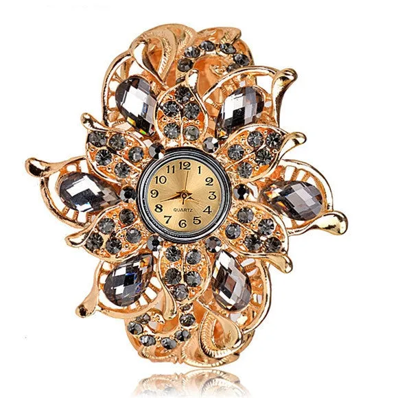 Quality crystal Women's Watches bracelet dress watch fashion ladies wristwatch Bangle watches