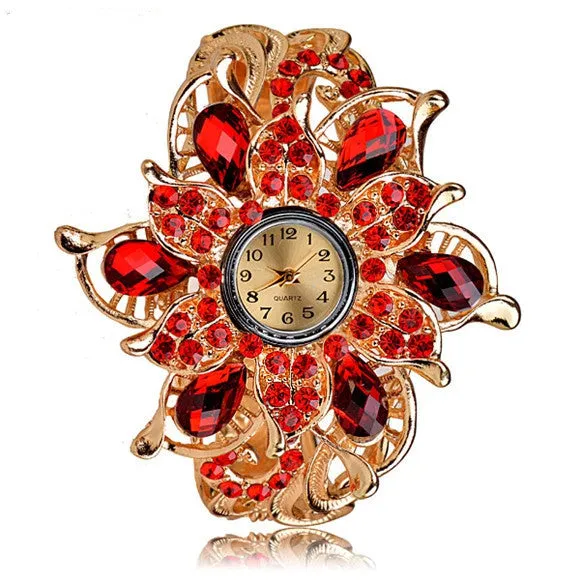 Quality crystal Women's Watches bracelet dress watch fashion ladies wristwatch Bangle watches