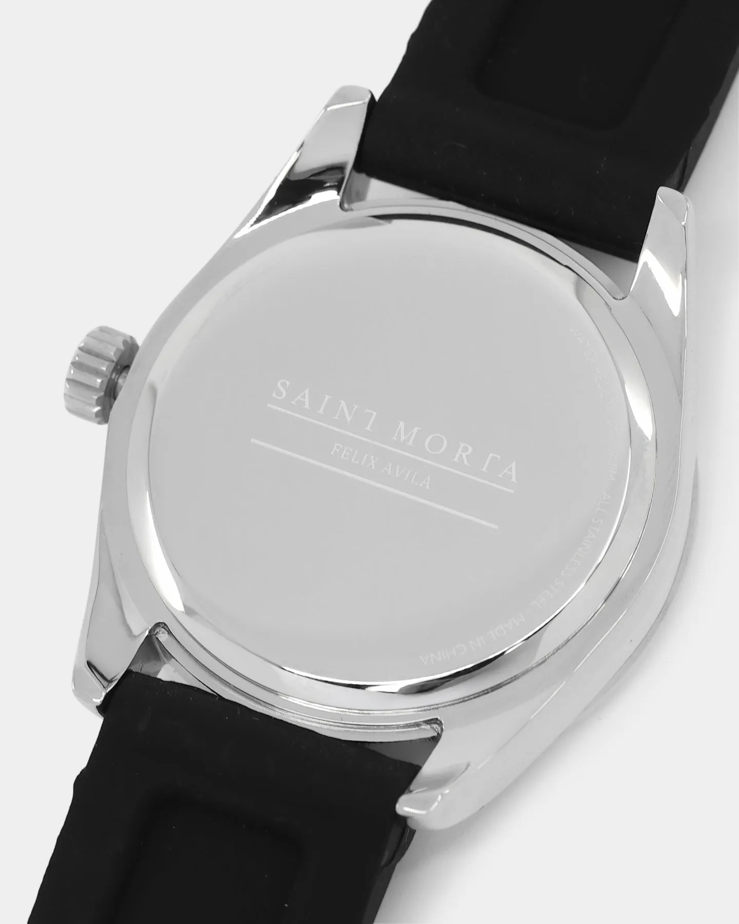 Saint Morta Felix Silica Watch Silver/Black