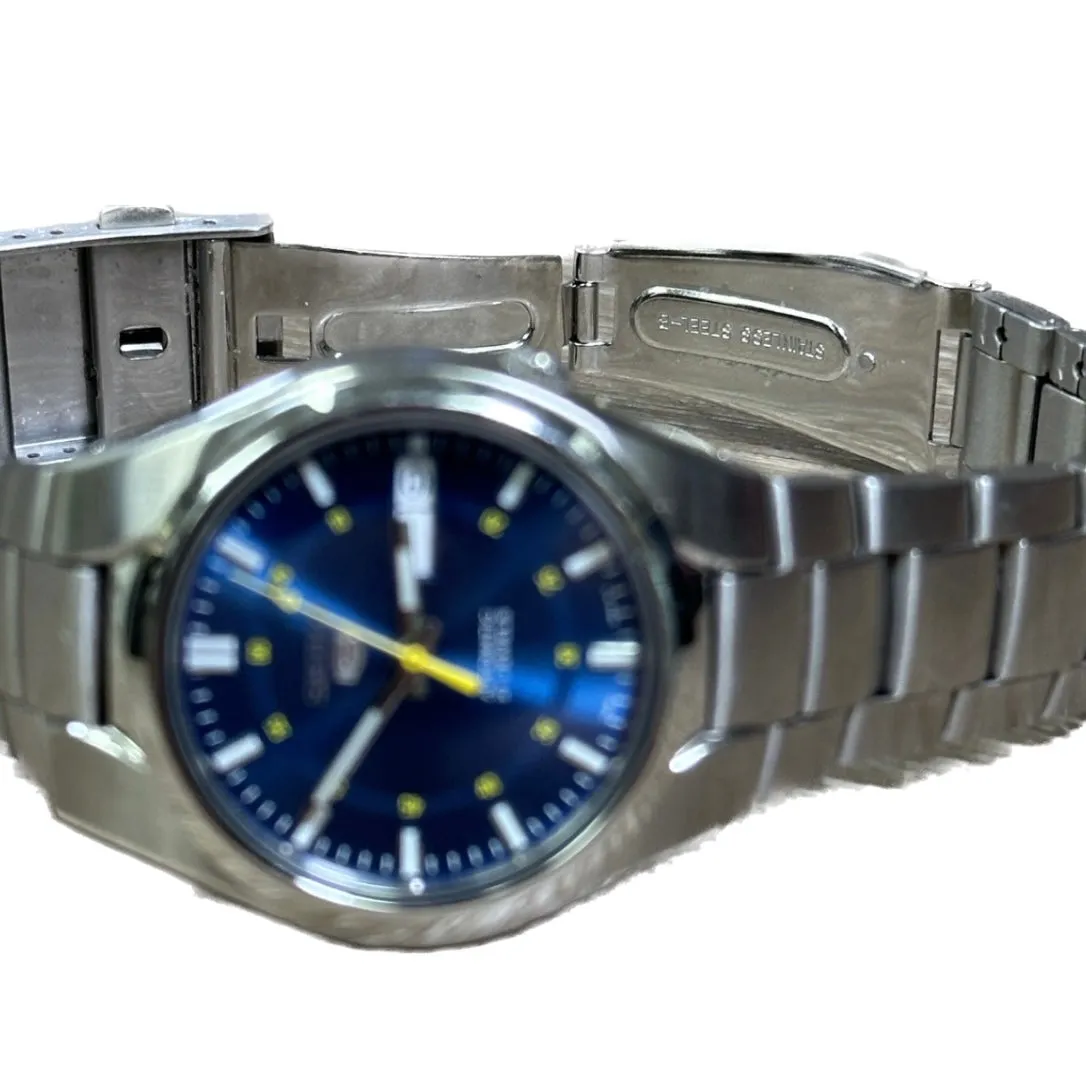 Seiko 5 Sports Automatic SNK615 Stainless Steel with Blue Face