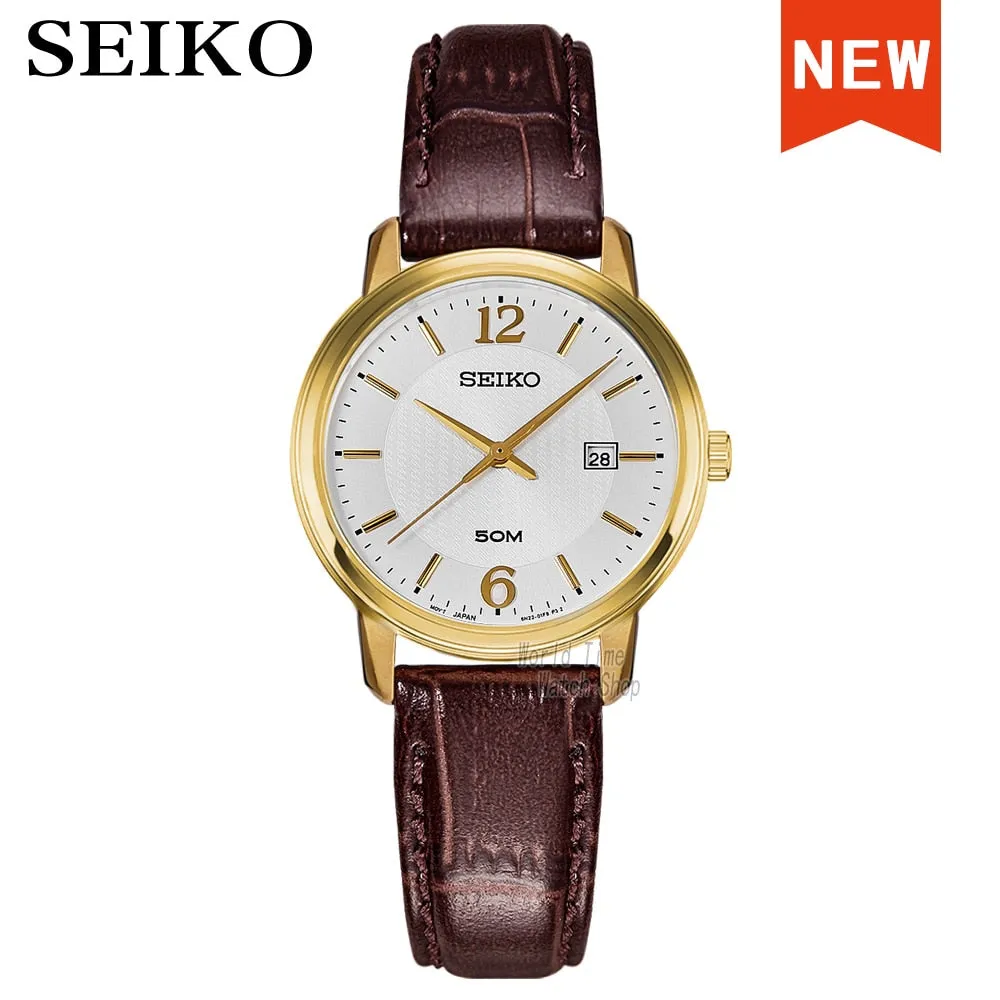 Seiko watch woman quartz  watch Top Luxury Brand Sport waterproof  relogio masculino SUR659P1