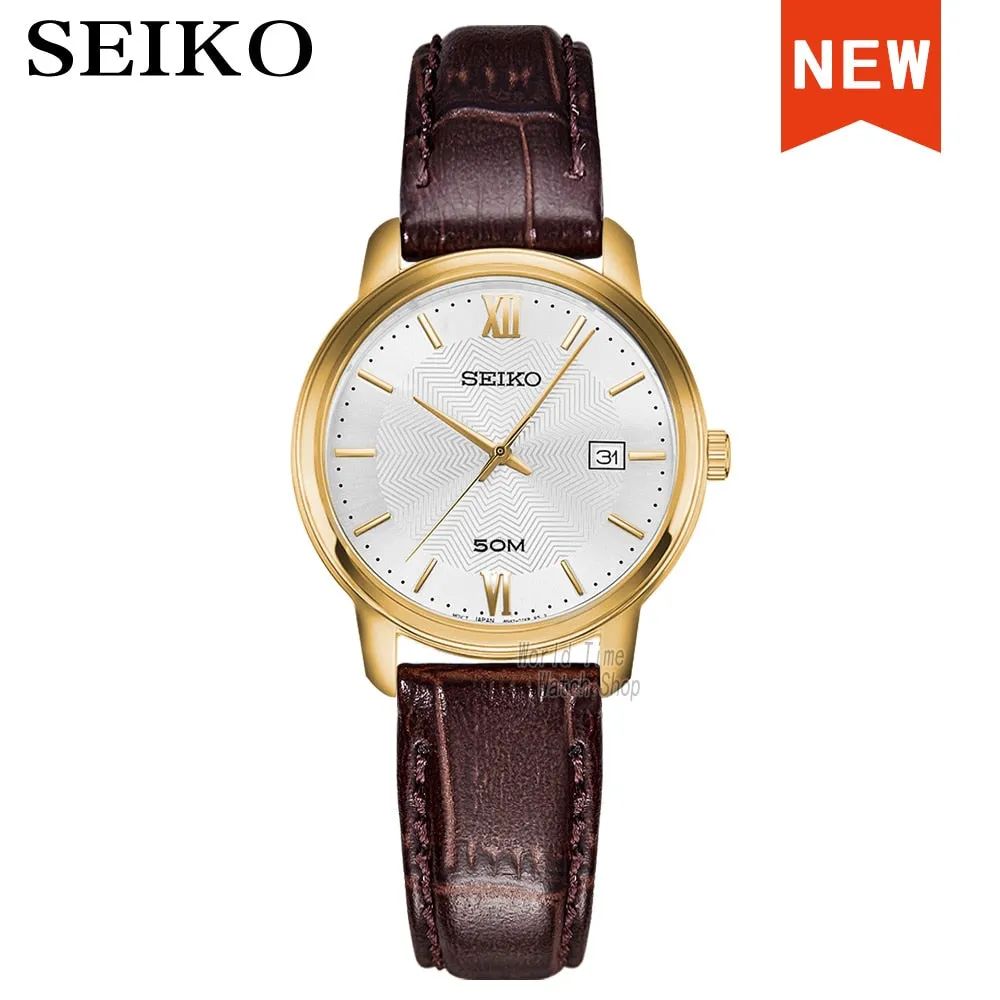 Seiko watch woman quartz  watch Top Luxury Brand Sport waterproof  relogio masculino SUR659P1