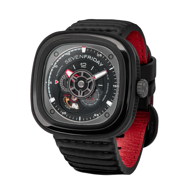 SEVENFRIDAY P3C/06 RACER III WITH LEATHER STRAP