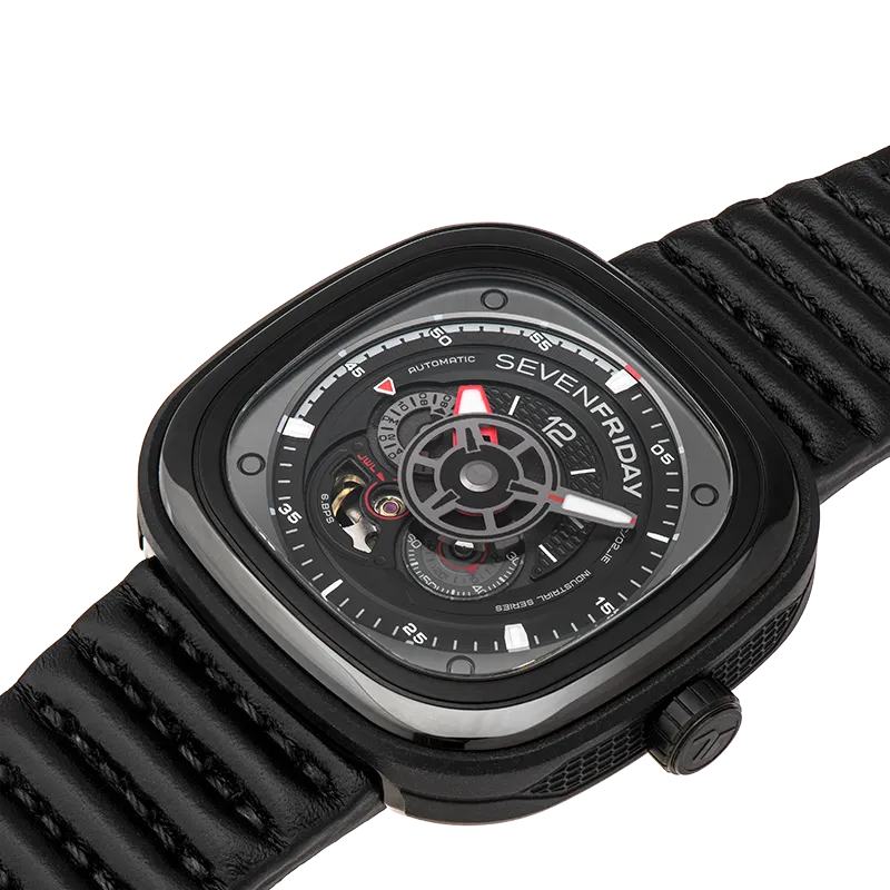 SEVENFRIDAY P3C/06 RACER III WITH LEATHER STRAP