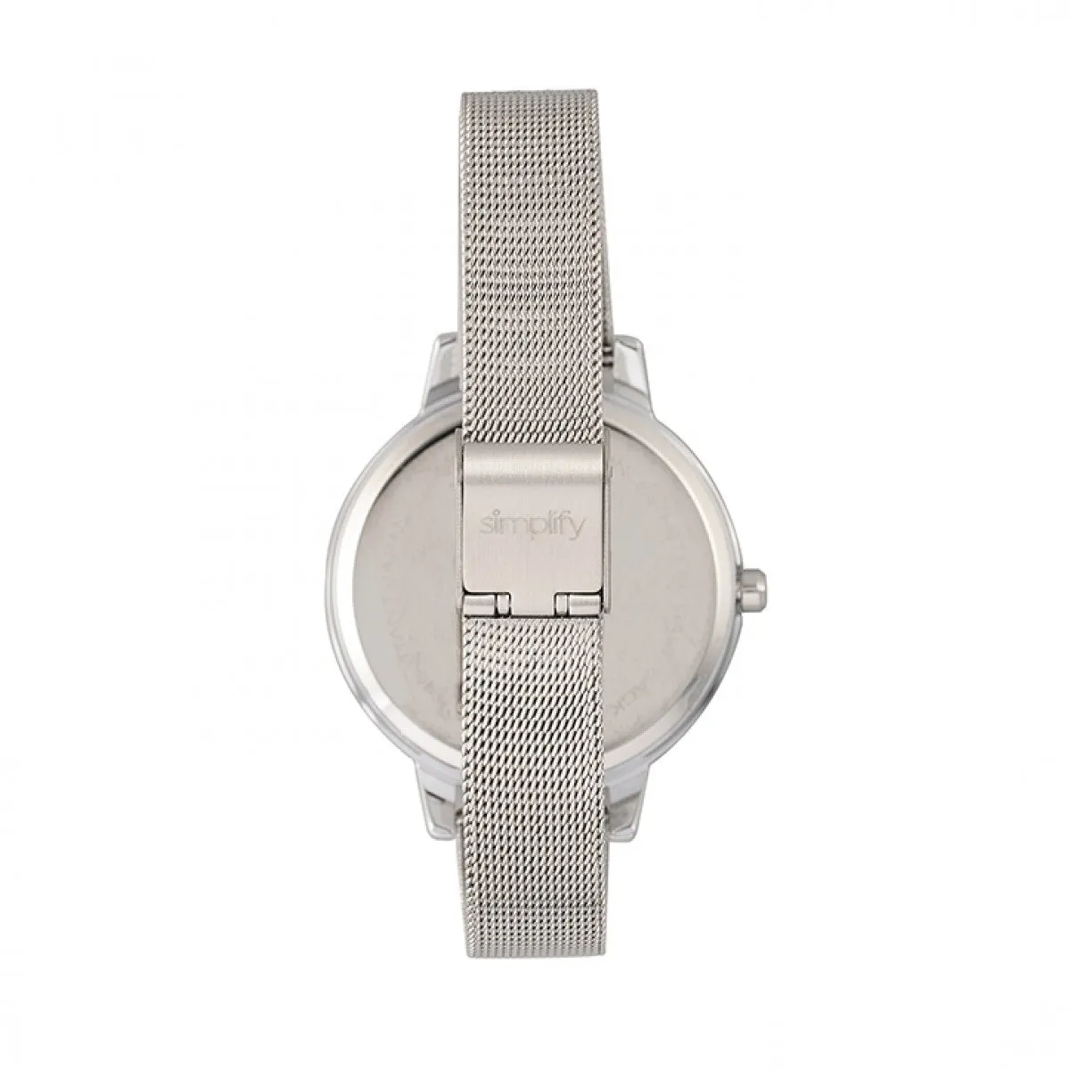 Simplify The 5800 Mesh Bracelet Watch - Silver/Teal