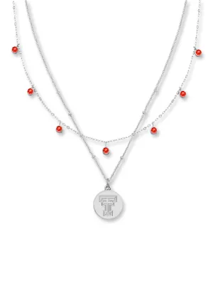 Texas Tech Double T "Petey" Set of 2 Necklaces