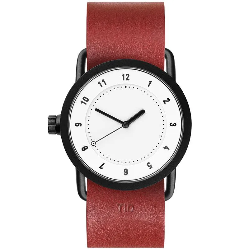 TID No.1 White Dial / Black Nylon Strap / Black Buckle