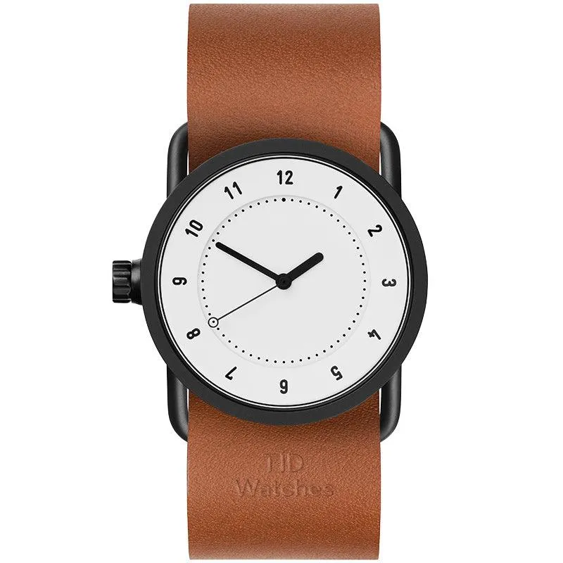 TID No.1 White Dial / Black Nylon Strap / Black Buckle