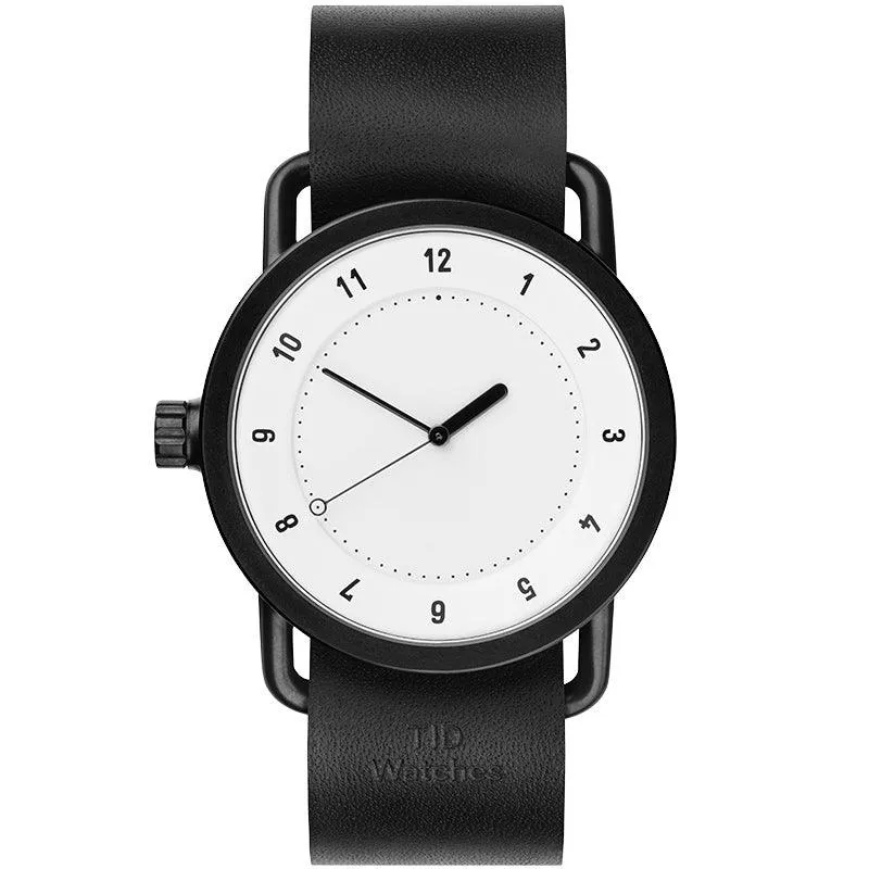 TID No.1 White Dial / Black Nylon Strap / Black Buckle