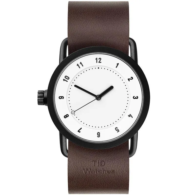 TID No.1 White Dial / Black Nylon Strap / Black Buckle