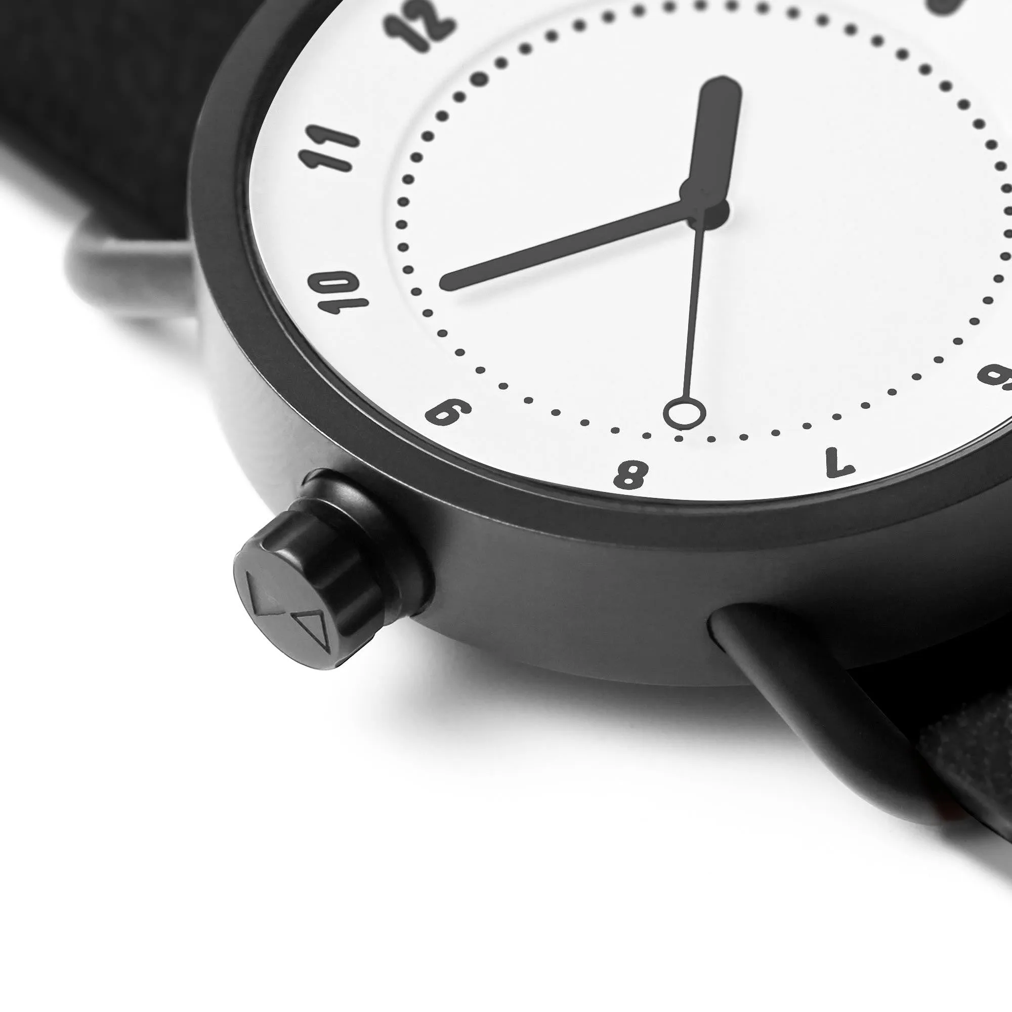 TID No.1 White Dial / Black Nylon Strap / Black Buckle