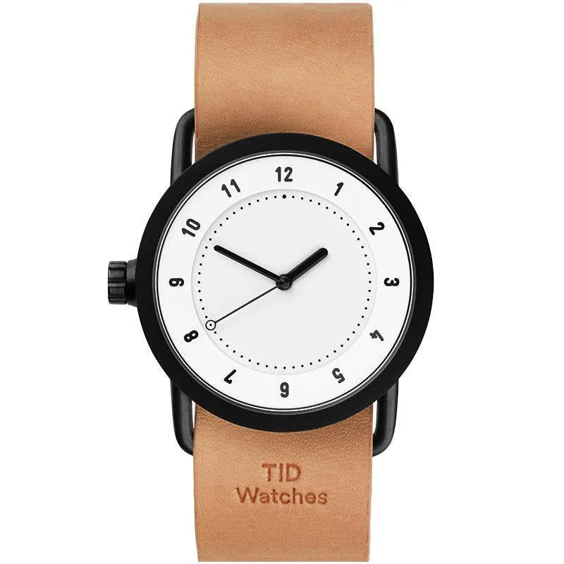 TID No.1 White Dial / Black Nylon Strap / Black Buckle