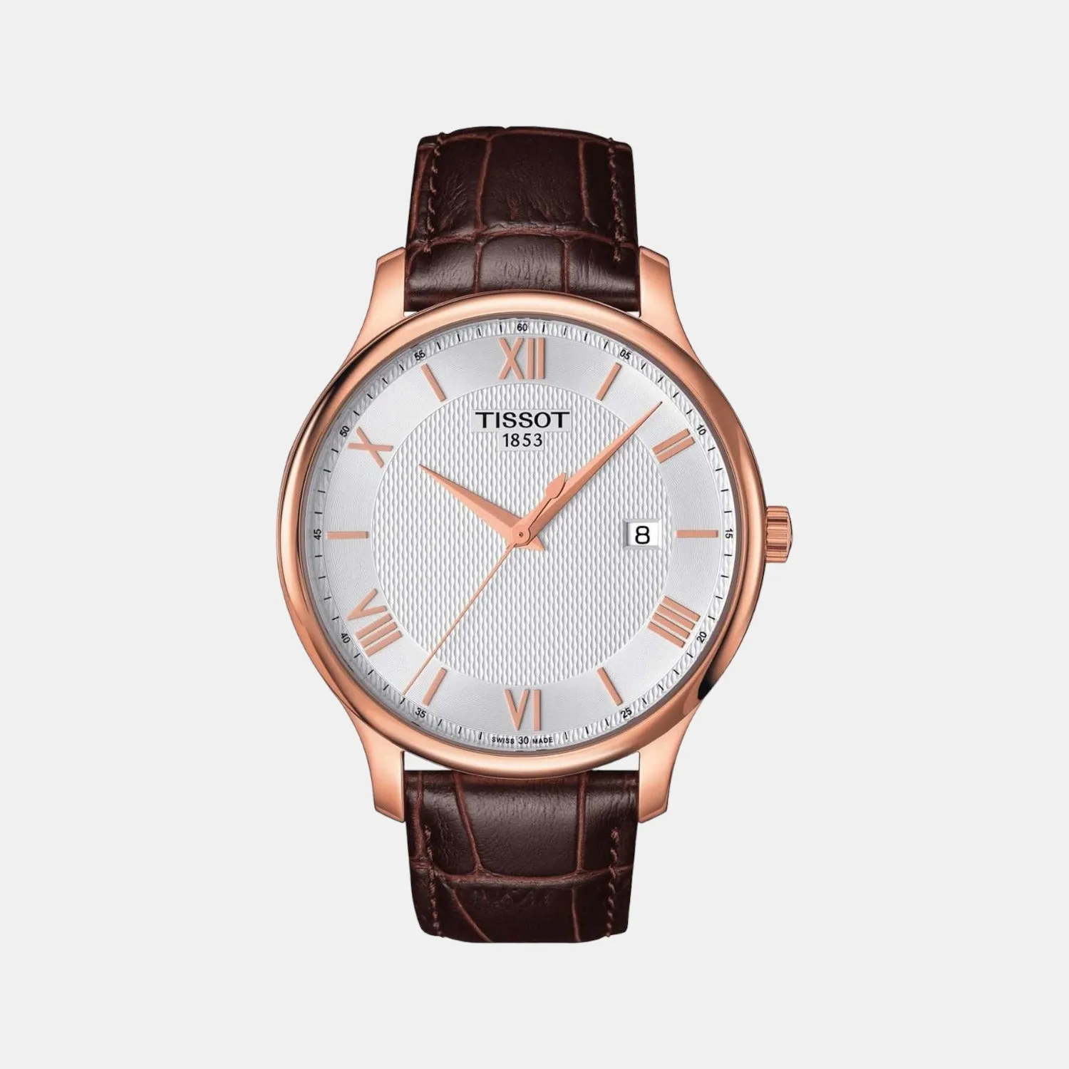 Tradition Men Analog Leather Watch T0636103603800