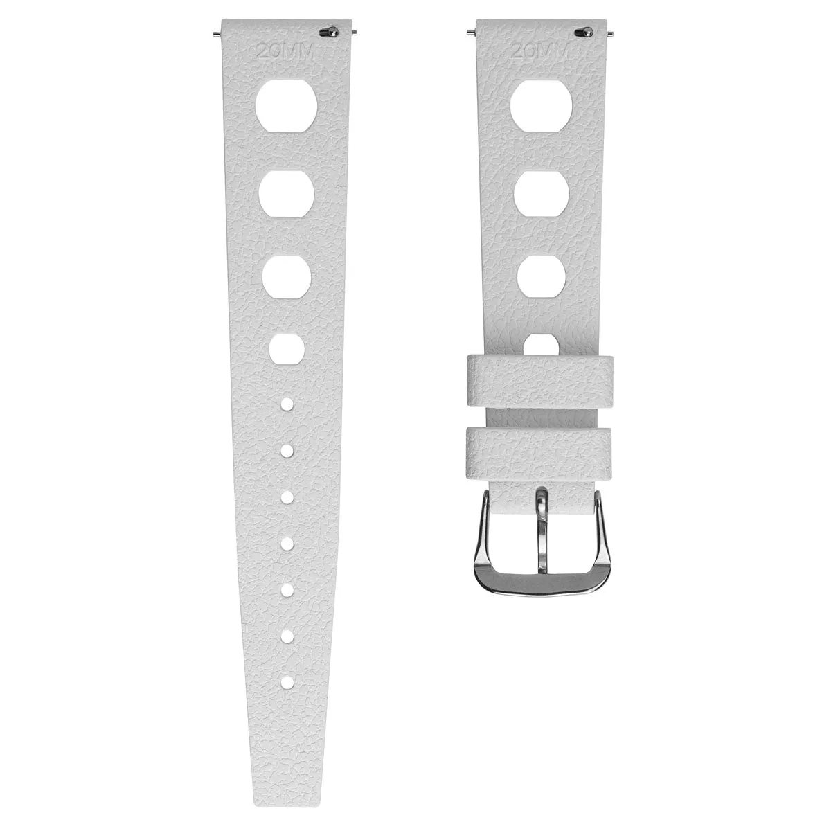 Tropical Regis FKM Rubber Watch Strap - White