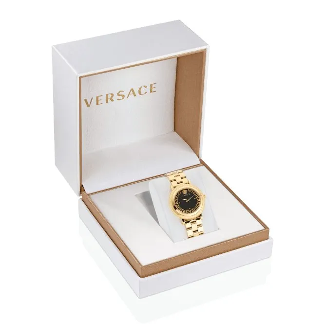 Versace Ladies Coin Edge Gold-Tone Watch VE7F00623