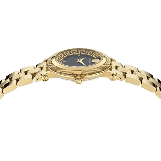 Versace Ladies Coin Edge Gold-Tone Watch VE7F00623