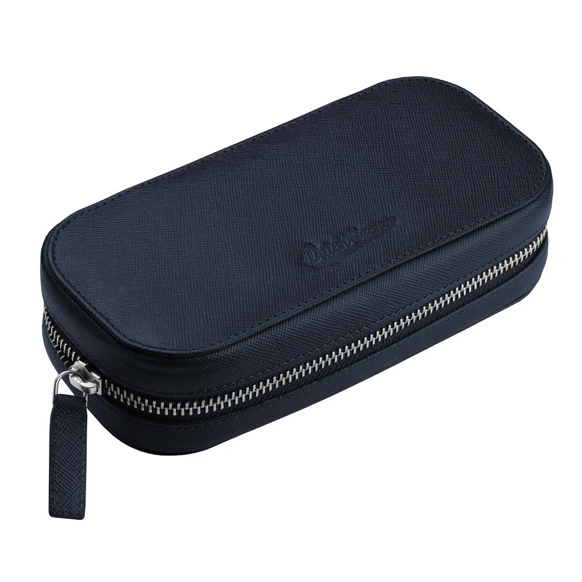 WatchGecko Dual Travel Watch Case - Navy Blue