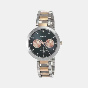 Women Blue Stainless Steel Chronograph Watch TW000X210