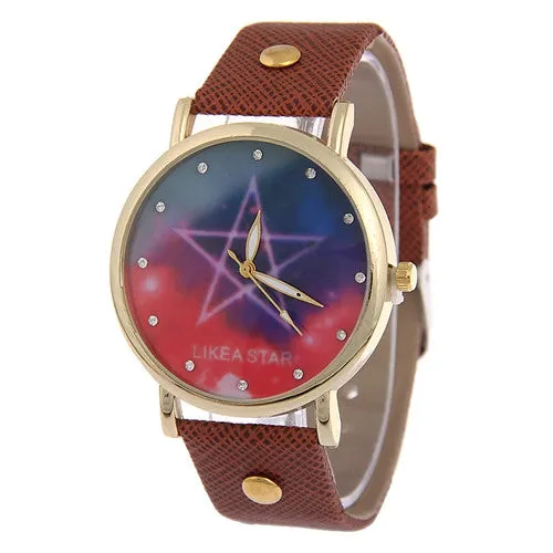 Women Watch Fashion Casual Colorful Flower Quartz Watch Ladies Geneva Watch Women Trendy Wristwatch Relogio Feminino Clock