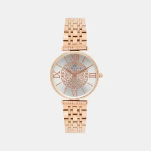 Women's Rose Gold Analog Brass Watch 2002C-M0303