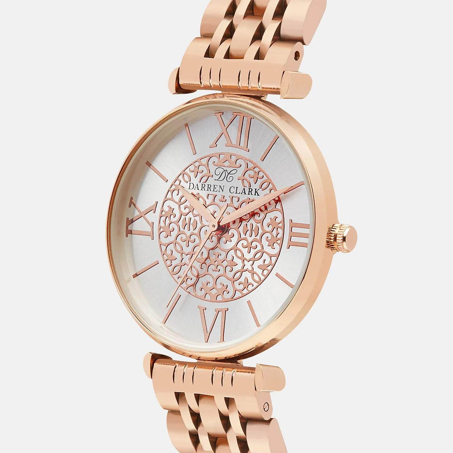 Women's Rose Gold Analog Brass Watch 2002C-M0303