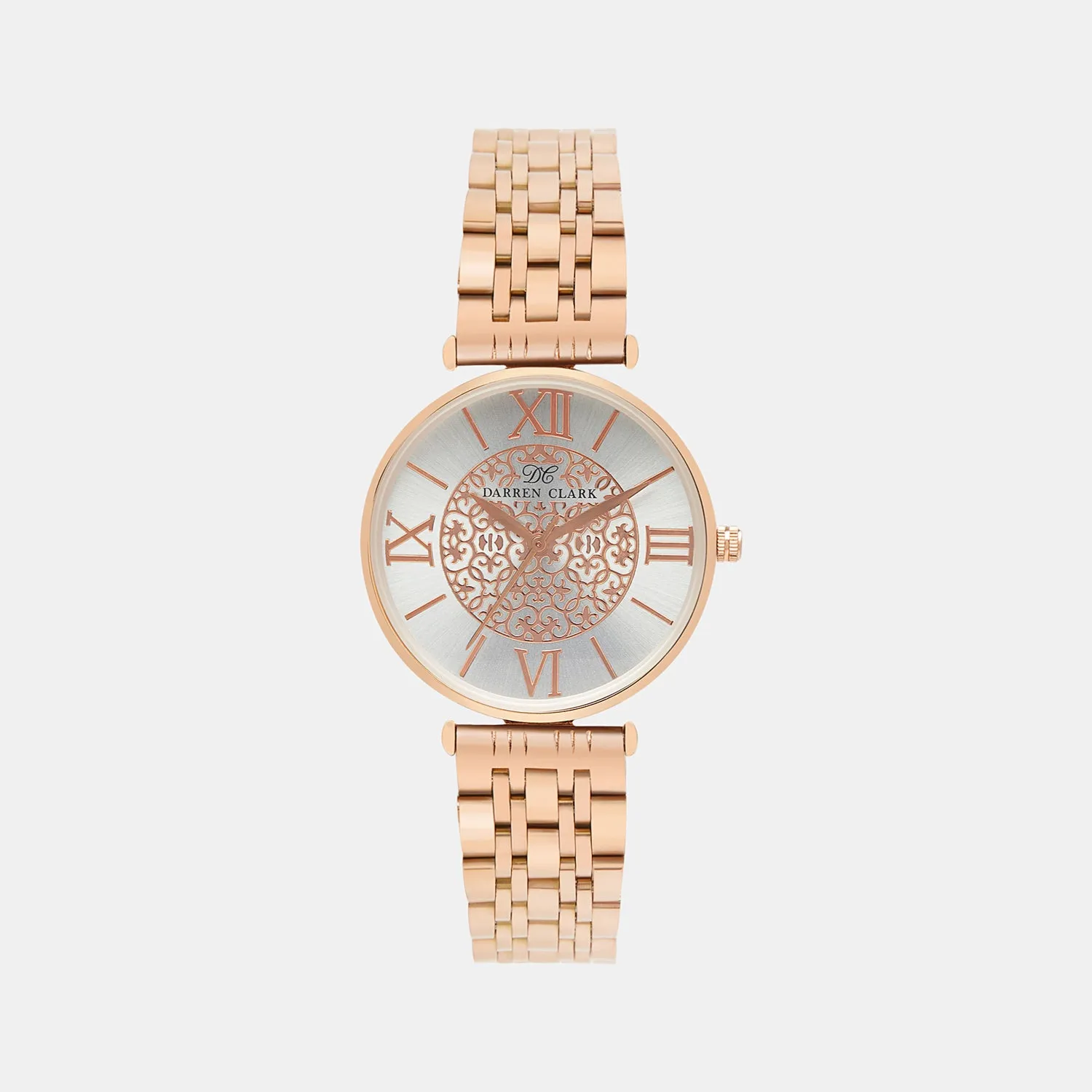 Women's Rose Gold Analog Brass Watch 2002C-M0303