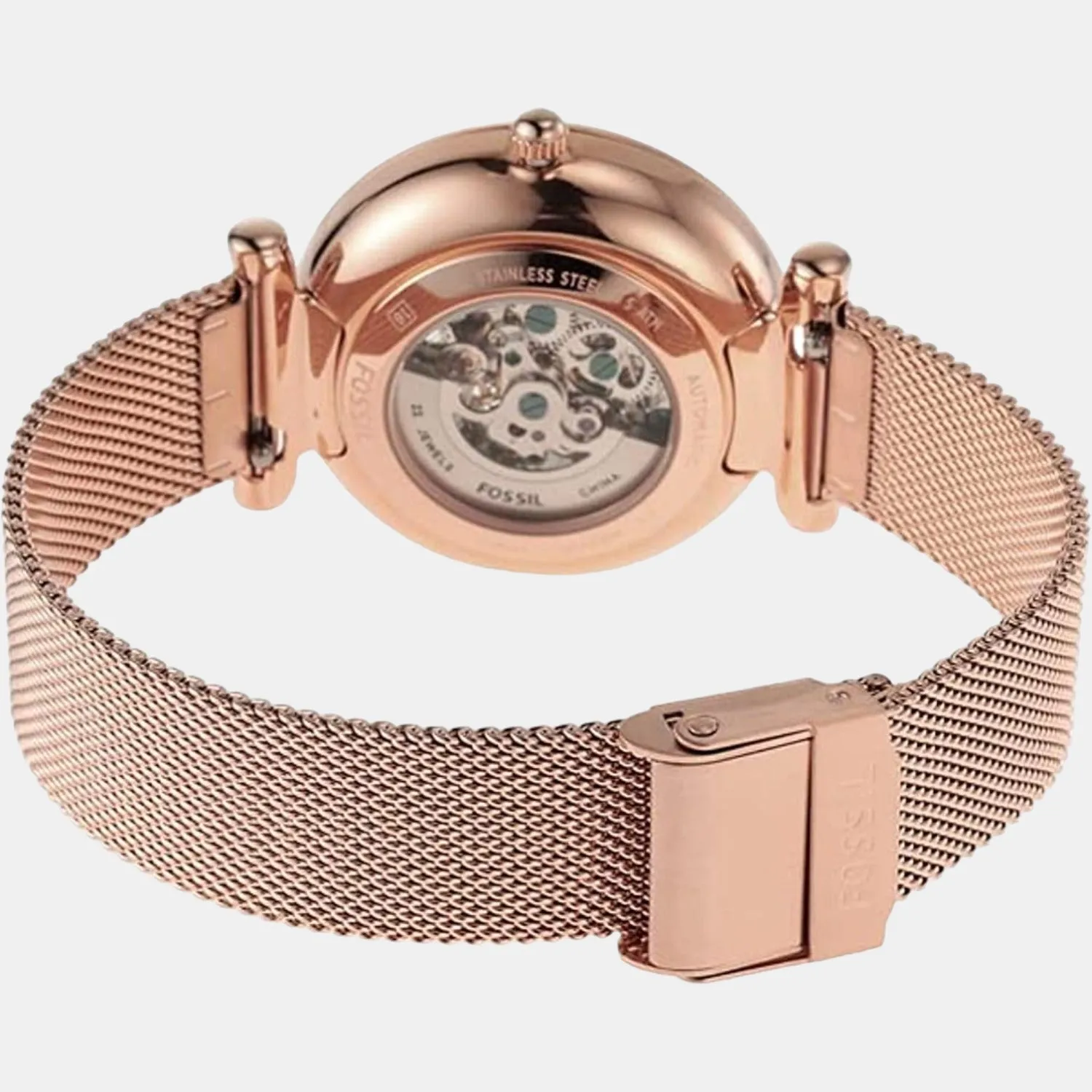 Women's Rose Gold Analog Stainless Steel Automatic Watch ME3175