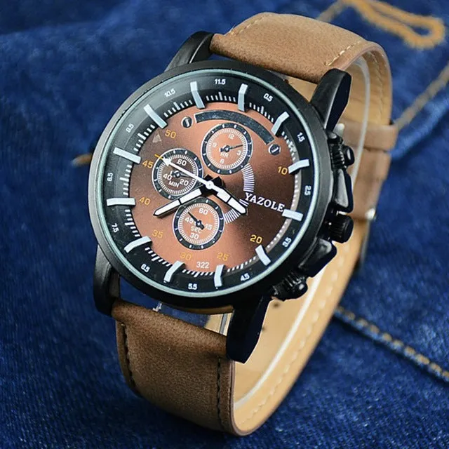 YAZOLE Wrist Watch Men Watch Fashion Luminous Watches Men's Watch Waterproof Clock saat montre relogio masculino reloj hombre